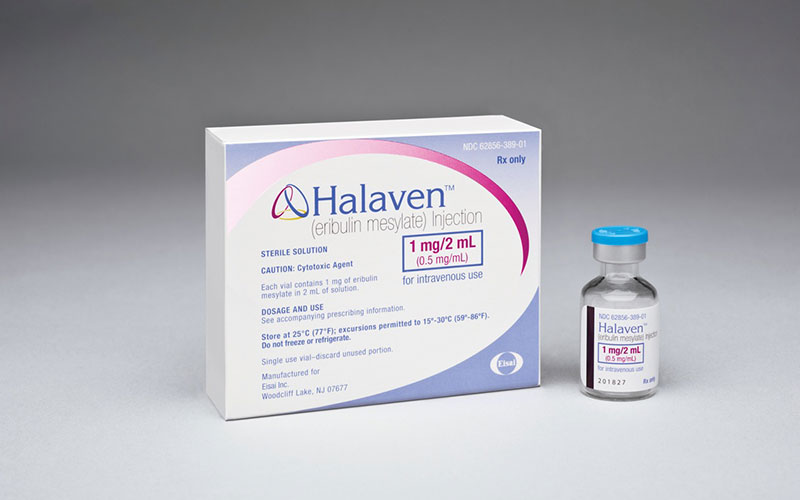 Halaven is a synthetic analogue of halichondrin b, isolated from the marine sponge Halichondria Okadai.